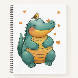 Cuaderno Dino y amigos pajaritos