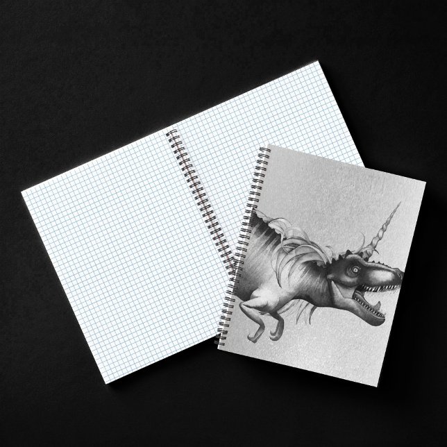 Cuaderno Dinocorn Chrome | Dinosaurio Cuerno de Unicornio p (Subido por el creador)