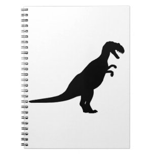 Cuaderno Dinosaur Black