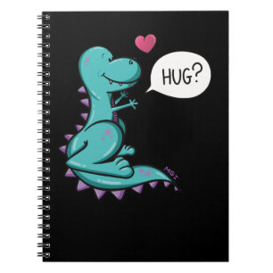 Cuaderno Dinosaur Trex abrazo Dino