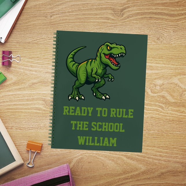 Cuaderno Dinosaur Tyrannosaurus Rex cita (Subido por el creador)