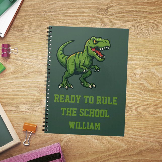 Cuaderno Dinosaur Tyrannosaurus Rex cita (Subido por el creador)