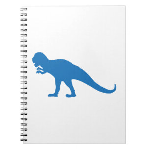 Cuaderno Dinosaurio azul