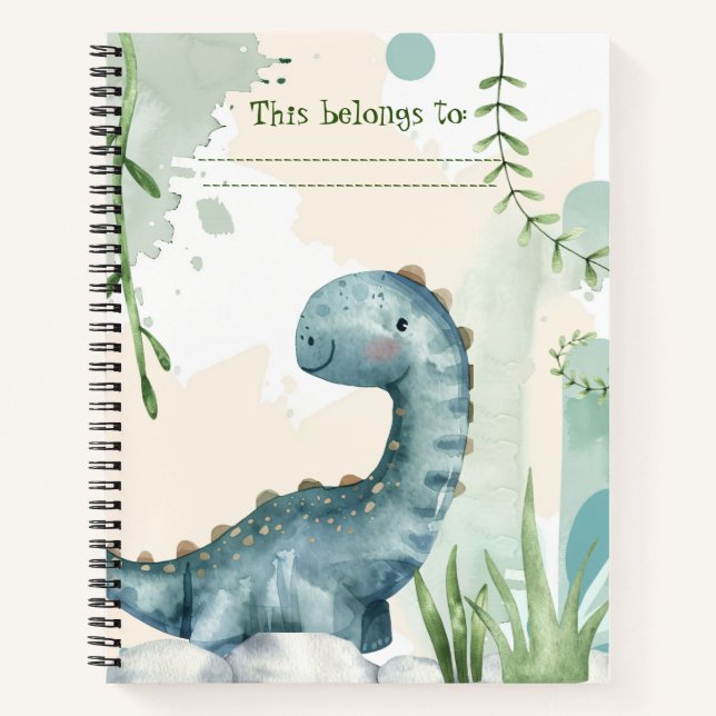 Cuaderno Dinosaurio Boy/Chica (Anverso)