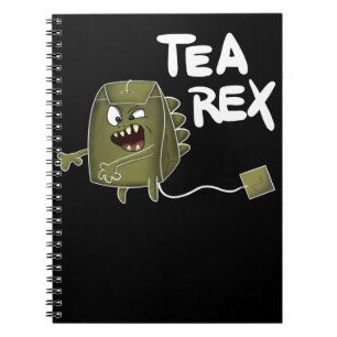 Cuaderno dinosaurio de té