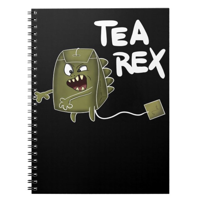 Cuaderno dinosaurio de té (Frente)