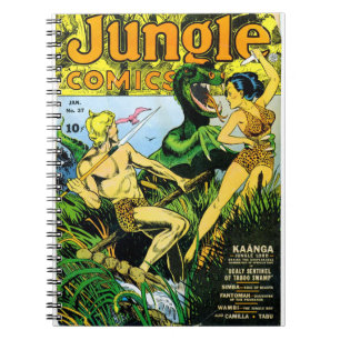 Cuaderno Dinosaurio - Leopard Bikini - Tarzan - Jungle Boy