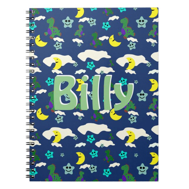 Cuaderno Dinosaurio personalizado (Frente)