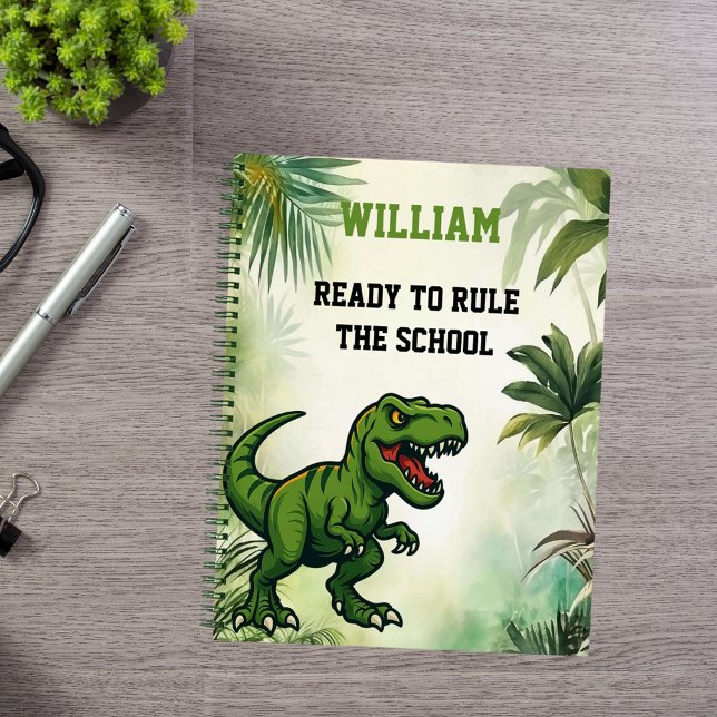 Cuaderno Dinosaurio Tyrannosaurus Rex cita jungla (Subido por el creador)