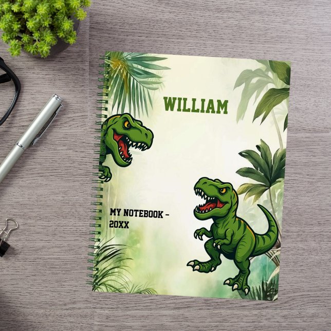 Cuaderno Dinosaurio Tyrannosaurus Rex jungla (Subido por el creador)