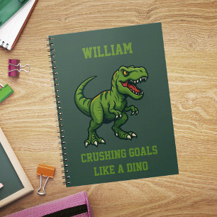 Cuaderno Dinosaurio Tyrannosaurus Rex Jurassic cita