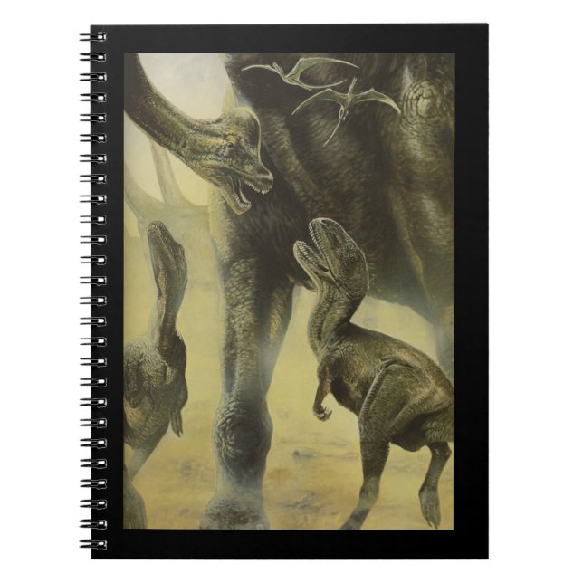 Cuaderno Dinosaurios antiguos, Torvosaurus y Brachiosaurus (Frente)