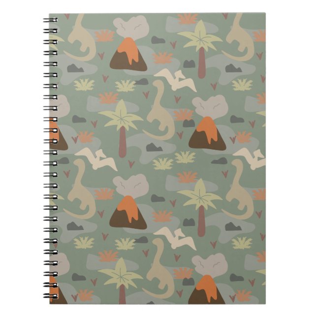Cuaderno Dinosaurios camuflados y volcanes (Frente)