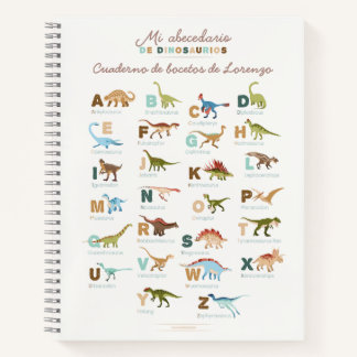 Cuaderno Dinosaurios (español)
