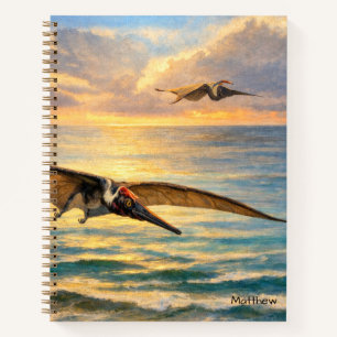 Cuaderno Dinosaurios Pterodáctilos Prehistóricos