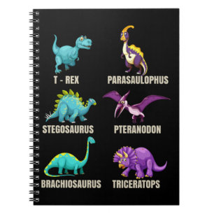 Cuaderno Dinosaurios Trex Triceratops Dino Fan