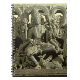 Cuaderno Dintel que representa la trinidad: Siva, Brahma y