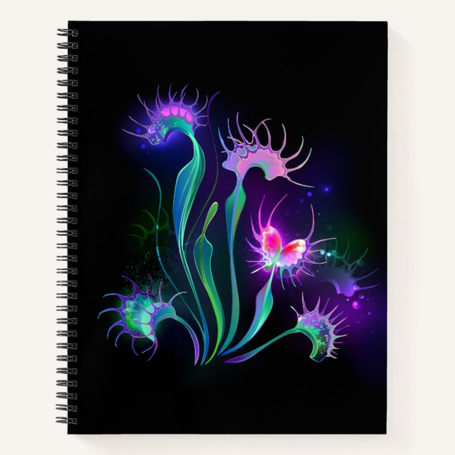 Cuaderno Dionea atrapamoscas luminosa (Anverso)
