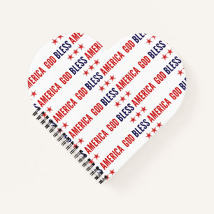 Cuaderno Dios bendiga a America Notebook