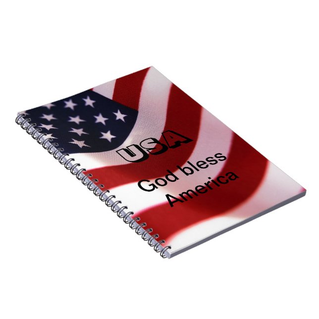 Cuaderno Dios bendiga a Estados Unidos (Lado Derecho)