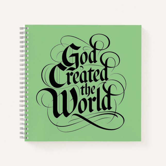 Cuaderno Dios creó el mundo (Anverso)