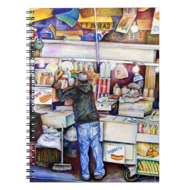 Cuaderno Dios del perro caliente, Nueva York (Frente)