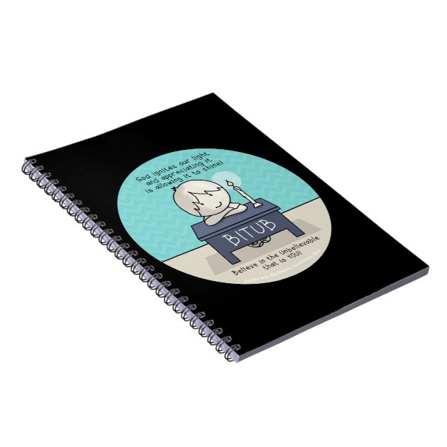 Cuaderno Dios enciende nuestro equipo portátil ligero (Lado Derecho)