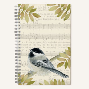 Cuaderno Dios es amor para el bloc de notas con aves