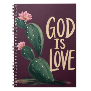 Cuaderno DIOS ES AMOR   Regalo de ánimo cristiano