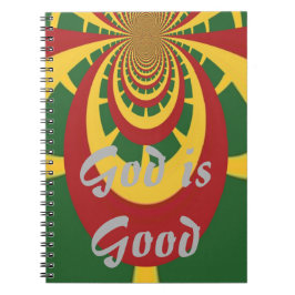 Cuaderno Dios es el Buen Viejo GUAY RETRO jamaicas Rasta