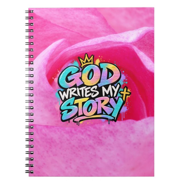 Cuaderno Dios escribe mi historia (Frente)