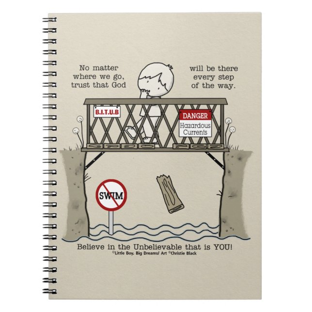 Cuaderno Dios estará allí (Frente)