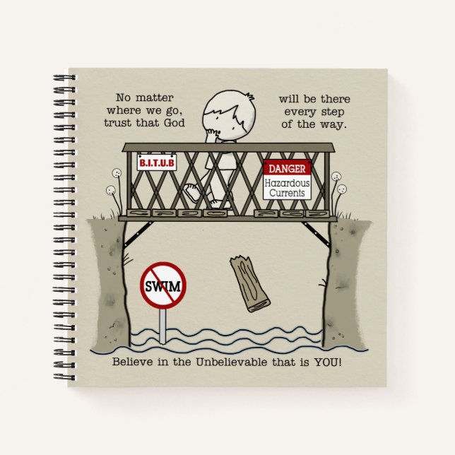 Cuaderno Dios estará allí (Anverso)