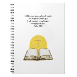 Cuaderno Dios Guiará Tu Camino - Salmo 32:8 Diario