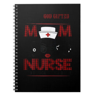 Cuaderno Dios Me Dio Dos Títulos Mamá y Enfermera Rockean A