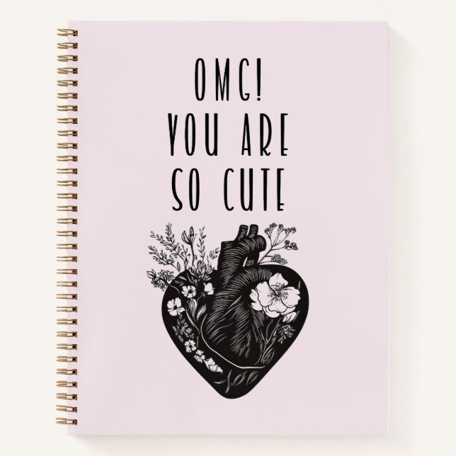 Cuaderno ¡Dios mío! Eres tan lindo - Bloc de notas espiral (Anverso)