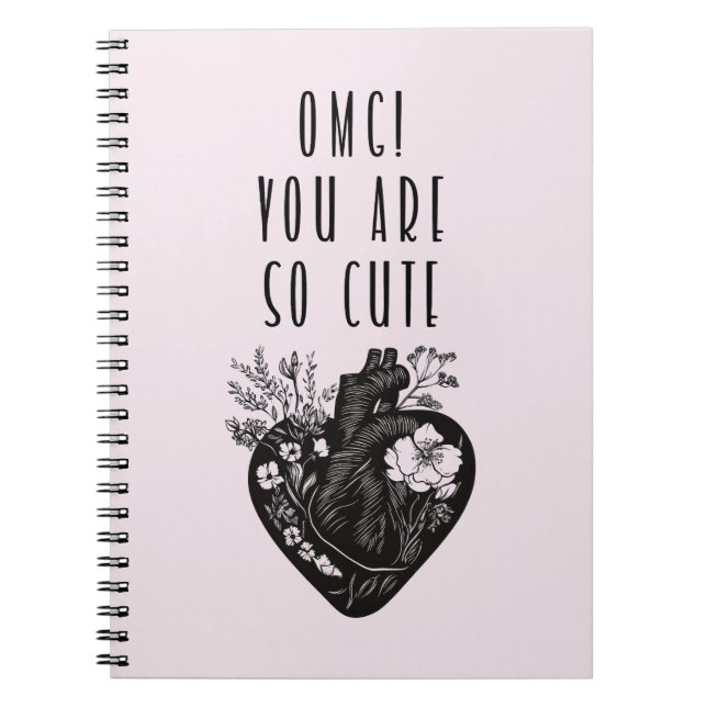 Cuaderno ¡Dios mío! Eres tan lindo - Portátil de fotos espi (Frente)