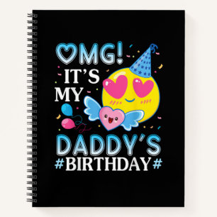 Cuaderno Dios mío es el cumpleaños de mi papá feliz para él
