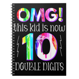 Cuaderno ¡Dios mío! Este Niño Ahora Tiene 10 Dígitos Dobles