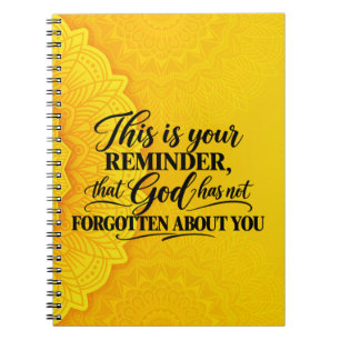 Cuaderno Dios no se ha olvidado