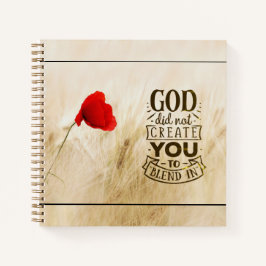 Cuaderno Dios no te creó para mezclar en cita cristiana