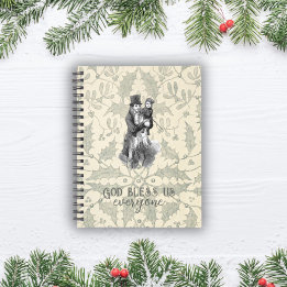 Cuaderno Dios nos bendiga a todos los Navidades de Dickens