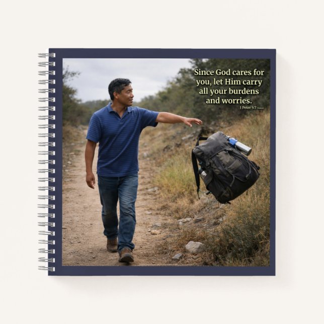 Cuaderno Dios se preocupa por ti (Anverso)