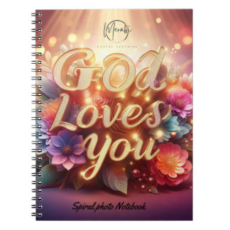 Cuaderno Dios te ama Espiral Photo Notebook