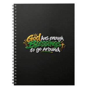 Cuaderno Dios tiene suficientes bendiciones para todos