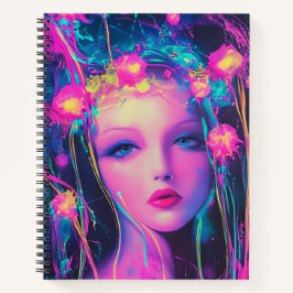 Cuaderno Diosa Alien Neon