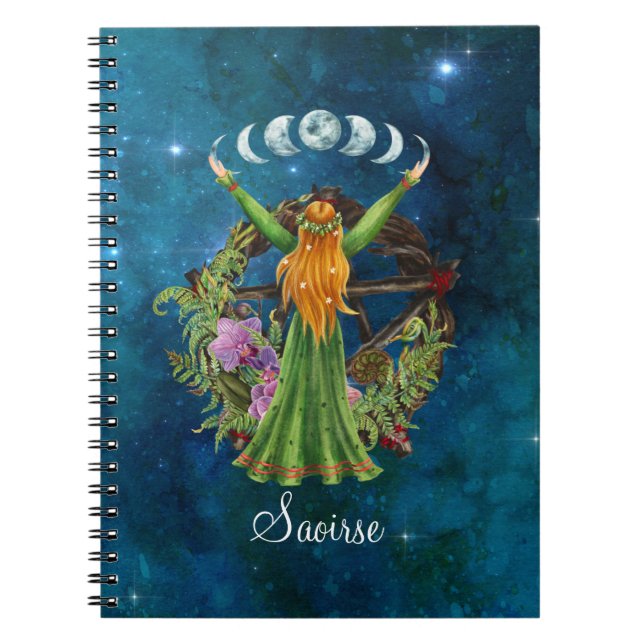 Cuaderno Diosa de la Luna de Irlanda (Frente)