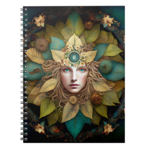 Cuaderno Diosa de la naturaleza Mandala