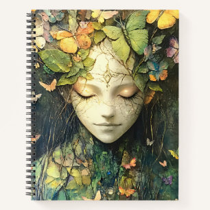 Cuaderno Diosa del Bosque Encantado con Mariposas (2)