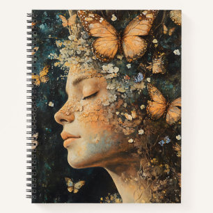 Cuaderno Diosa del Bosque Encantado con Mariposas (4)